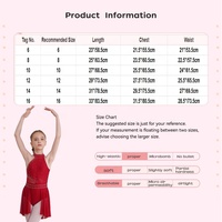Robe de danse lyrique pour filles de 6 à 16 ans, vêtements de danse classique pour enfants