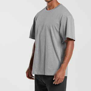 T-shirt personnalisé pour homme – Vente en gros usine – Coton premium à manches courtes, col rond, coupe oversize, séchage rapide, 220g – Vêtement décontracté streetwear - Product Image 1