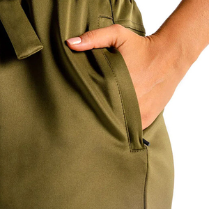Shorts de sport pour femmes à taille haute avec logo personnalisé, séchage rapide, respirants, pour la course à pied, la gym, l'entraînement et le yoga - Product Image 2