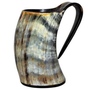 Jarra Vikinga de Cuerno Natural para Cerveza y Champán, Tazas y Vasos de Cuerno de Búfalo Real, Aptos para Lavavajillas, Artículos de Regalo - Product Image 1