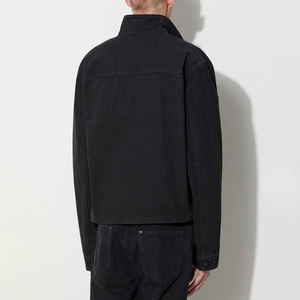 Vestes en jean décontractées surdimensionnées de haute qualité pour hommes, en denim uni, fabriquées au Pakistan - Product Image 6