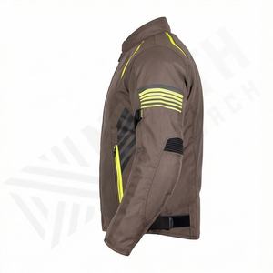 แจ็คเก็ตหนังแท้สำหรับขี่มอเตอร์ไซค์คุณภาพดีที่สุดสำหรับผู้ชาย รุ่นใหม่ล่าสุดสำหรับฤดูหนาว พร้อมแผ่นป้องกันที่ถอดออกได้ สามารถสั่งทำได้ - Product Image 3