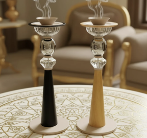 Juego de Quemadores de Incienso Aromático Árabe de Lujo, Diseño de Cristal, Quemador de Bakhoor Ecológico, Duradero, Moderno, Colección de Regalos para el Hogar - Product Image 4