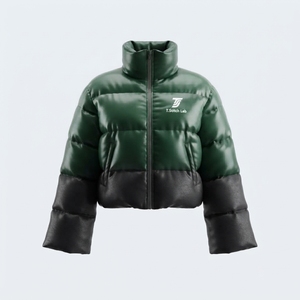 Fournisseur direct d'usine, dernier design, logo personnalisé, veste matelassée pour homme, vêtements décontractés écologiques, style streetwear - Product Image 2