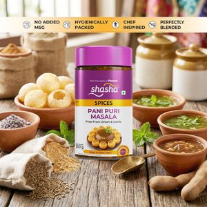 SHASHA Pani Puri Masala, Tarro de 100g - Product Image 3