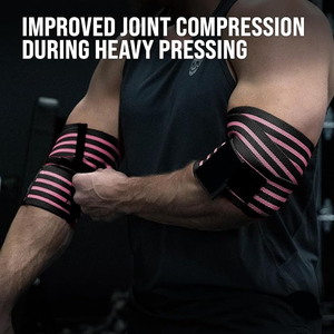 Protège-coudes de sport respirant et réglable en néoprène de haute qualité pour la musculation et l'entraînement - Product Image 4