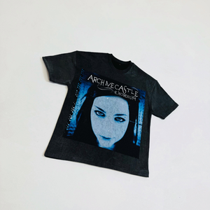 Camiseta Negra Extra Grande para Hombre Five B, Camiseta Negra para Hombre con Estampado Fotográfico Archme Castle Exordium, Manga Corta, Cuello Redondo, Estilo Casual - Product Image 3