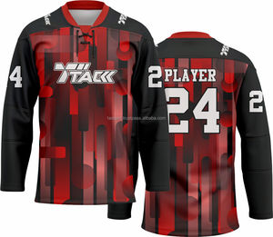 Maillot de hockey unisexe personnalisé respirant et à séchage rapide pour adultes – Tenue de hockey sur glace sublimée sur mesure - Product Image 3