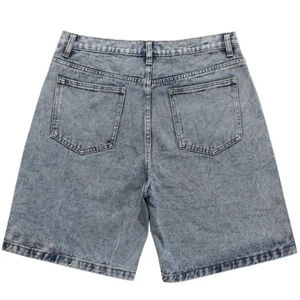 Pantalones Cortos de Mezclilla Premium para Hombre, de Algodón Transpirable, Estilo Casual, Corte Holgado, Diseño Urbano - Product Image 2