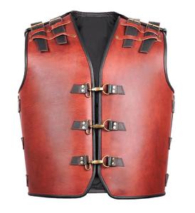 Gilet de moto en cuir personnalisé 2026 pour homme – Imperméable, coupe-vent, respirant, grande taille, protection optimale - Product Image 2