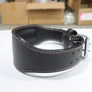 Heavy Duty Weight Lifting Leather <b>Belt</b> Prong Buckle for Gym Training Fitness Workout Strength <b>Exercise</b> Waist Support - Product Image 3
