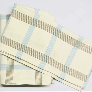 <b>Top</b> Quality Recycled Cotton Checked Kitchen Towel Eco Friendly Dish Towel From India Manufacture At Low Price - Product Image 1