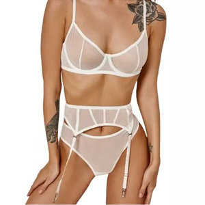 Seamless Wireless Women <b>Bra</b> Set Soft <b>Stretch</b> Bamboo Fiber Lingerie Comfortable Daily Wear Sexy Bikini Custom Design Private - Product Image 3