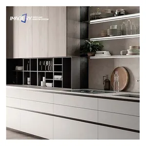 Uxury-armario de cocina de aluminio, mueble de estilo europeo, en venta