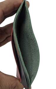 Tarjetero de Cuero Rojo Elegante, de Alta Calidad, Estilo Casual, Portátil, con Logotipo Personalizado para Uso Diario - Product Image 3