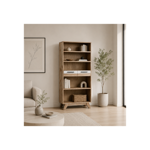 Librero de Madera Marca SOHO al Mejor Precio, 1850 mm de Altura, Nuevo Diseño, Muebles para Dormitorio, Fabricante Vietnamita - Product Image 1