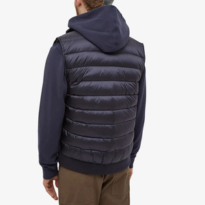 Chaleco Acolchado de Lona Transpirable para Hombre, 100% de Alta Calidad, Personalizado, para Invierno, Uso Casual, Color Personalizado, Cierre de Cremallera Ecológico - Product Image 3