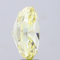 Diamante suelto de laboratorio cultivado en CVD, ovalado, premium, de color amarillo intenso, calidad VS1, pulido excelente, certificado IGI, para exportación y venta al por mayor.