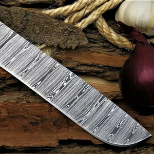 มีดเชฟเหล็กดามัสกัสพรีเมียม LEGACY BLADES มีดครัวสั่งทำพิเศษ ด้ามไม้แบบเต็มด้าม ทำด้วยมือ เป็นมิตรกับสิ่งแวดล้อม ใช้ได้ทั้งมือซ้ายและขวา - Product Image 6