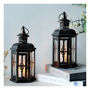 Portavelas Decorativo de Hierro Estilo Antiguo, Iluminación Decorativa para el Hogar, Uso en Interiores y Exteriores, Diseño Duradero, Decoración del Hogar - Product Image 4