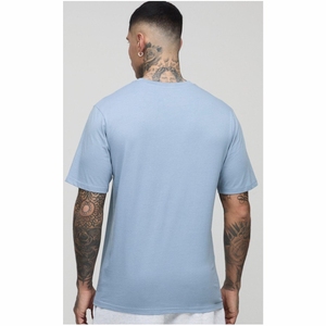 T-shirts personnalisés pour hommes, style streetwear, coupe classique, 100% coton, teinture unie, grandes tailles, séchage rapide, respirants, manches courtes - Product Image 1