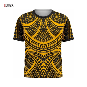 Camiseta Deportiva Personalizada de Polinesia, Sublimada, Sólida, Formal, de Cuello Redondo, Tejida, de Secado Rápido - Product Image 4