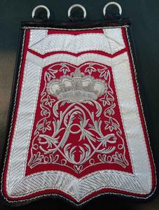 Badges brodés en fil d'or sur mesure, à coudre ou thermocollants, drapeau brodé en fil d'or fait main - Product Image 5