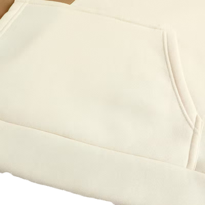 2025 Sweat à capuche zippé personnalisé pour homme, en molleton bouclette épais, avec double fermeture éclair, effet délavé à la pierre, usé et décoloré par le soleil - Product Image 3