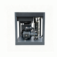 Compresseur à double vis à faible bruit, refroidissement par air, contrôlé par PLC, 90 kW, fabriqué en Chine, à économie d'énergie, avec capacité de gaz de 16 bars