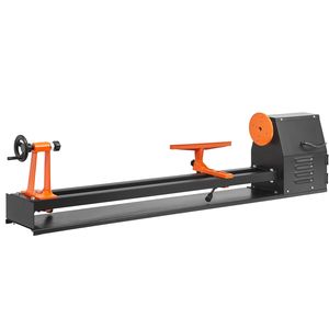 Tornio da banco per legno con motore da 0,5 HP 370W, velocità variabile 885/1245/1715/2425 RPM, dimensioni 14x40 pollici, motore incluso - Product Image 2