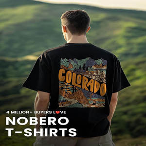 T-shirt da <span class=keywords><strong>Uomo</strong></span> con Collo Tondo, Maniche Corte, Casual, Trendy, Ampio, Anti-Restringimento e Anti-Deformazione - Product Image 1