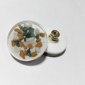 Half N Half Terrazzo Multi-Functional Resin Cabinet Knobs Wall Hooks Unique Modern Design for Dresser <b>Wardrobes</b> Doors <b>Rustic</b> - Product Image 3