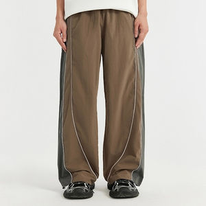 Pantalones Deportivos Vintage 100% Nailon de Pierna Ancha para Hombre, Pantalones Casuales de Pierna Recta con Dobladillo Reflectante para Hombre, Pantalones Cargo - Product Image 2