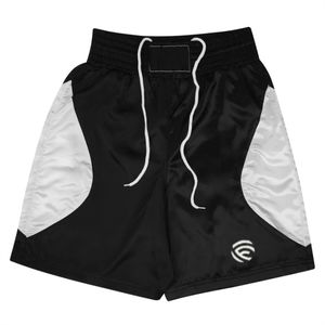 Conjunto de Uniforme de Boxeo para Adultos, 2 Piezas, Camiseta y Pantalones Cortos - Negro Blanco - Product Image 4