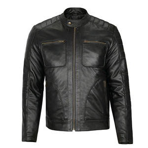 Premium Genuine <b>Leather</b> <b>Jacket</b> For <b>Men</b> Comfortable Stylish Motorcycle Fashion Premium Quality Outerwear - Product Image 3
