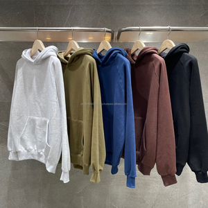 Sudaderas con capucha personalizadas en blanco para hombre 100% algodón de peso pesado logotipo personalizado sudaderas con capucha para sudaderas con capucha de alta calidad - Product Image 1