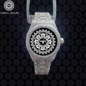 Charm Jewells Luxury Stainless Steel <b>Watch</b> 42mm Round Dial Quartz Movement Luminous Folding Clasp Women Fashion Design - Product Image 1