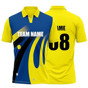 Camiseta de Cricket con Diseño Personalizado Estampado, de Alta Calidad, Secado Rápido, para Entrenamiento, Ligera, de Manga Corta - Product Image 1