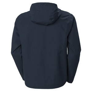 Chaqueta impermeable de poliéster para senderismo con capucha para hombre, logotipo personalizado, cortavientos con cremallera completa, chaqueta de lluvia para hombre - Product Image 2