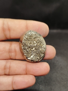 100% Natural Pyrite Druzy Cabochon Golden Pyrite Druzy Genuine Loose Gemstone for Jewelry Making Use Available in Custom Sizes - Product Image 3