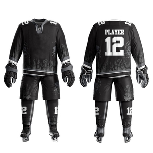 New Style Ice Hockey Uniform Customized Light Weight Long Sleeve Comfortable Ice Hockey Kit - Product Image 4