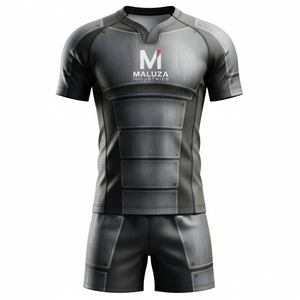 Uniformes de Rugby Personalizados para Equipos Profesionales, Conjunto de Camiseta y Pantalones Cortos Sublimados, Uniformes de Rugby para Clubes con Absorción de Humedad, OEM - Product Image 1
