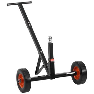 Carrello per Rimorchio in Acciaio al Carbonio Resistente da 600 libbre con Sfera di Aggancio da 1-7/8 e Lingua Solida in Titanio da 10 Pollici per Trasportatori e Rimorchi - Product Image 1