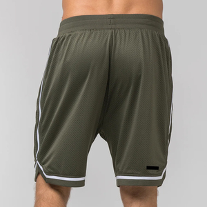 Factory Price Custom Brand Men's Basketball Shorts Reversible Double <b>Layer</b> Mesh Team Uniforms Printing Sports Wear Shorts - Product Image 2