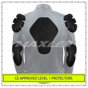 Chaqueta de moto de cuero para Mujer | Chaqueta de motociclista aprobada por CE duradera | Elegante chaqueta de montar para seguridad - Product Image 5