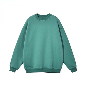 Sweat-shirt à capuche uni de haute qualité pour homme, sweat-shirt blanc à col rond en coton, sweat-shirt personnalisé à manches longues pour homme - Product Image 1