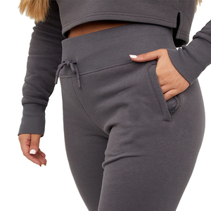 Lightweight Sporty Style Women's Sweatpants <b>Slim</b> Fitted Soft Fleece Fabric Made Adjustable Waist <b>Jogger</b> Trousers Ladies - Product Image 6