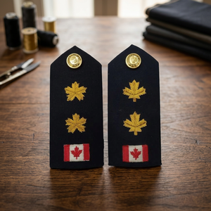 Mens Rank Shoulder Boards Gold Embroidery Black Fabric Uniform Insignia Adult Size Offi Epaulettes Uniform Accessoris - Product Image 6