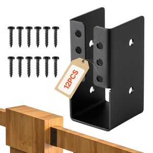 Supporti per Travi in Acciaio da Esterno 2x4 Pollici, Staffe Nascoste con Viti 1.93 X 3.62, Supporto Nascosto per Travi - Product Image 6