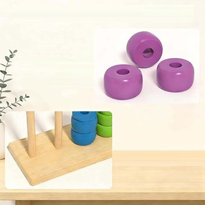 Wooden Counting Abacus Toy With Colorful Stacking <b>Rings</b> Educational Math Learning Puzzle For <b>Kids</b> Early Skill Development - Product Image 3